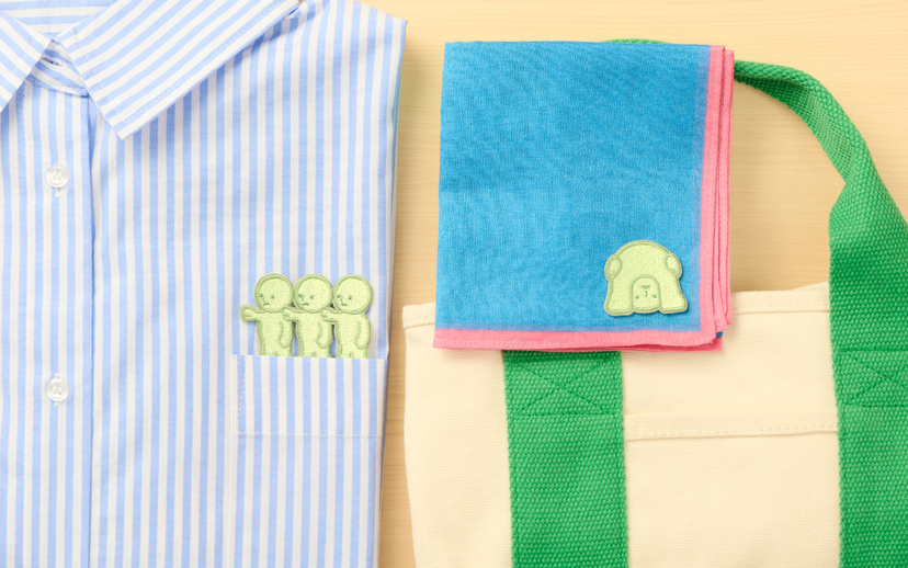 SMISKI Embroidery Sticker Vol. 2 - Peeking / Pushing / Little -