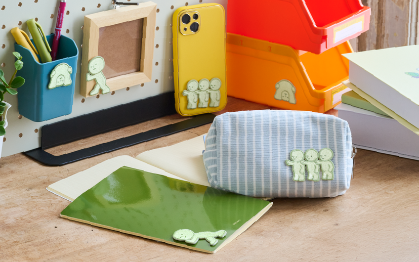 SMISKI Embroidery Sticker Vol. 2 - Peeking / Pushing / Little -