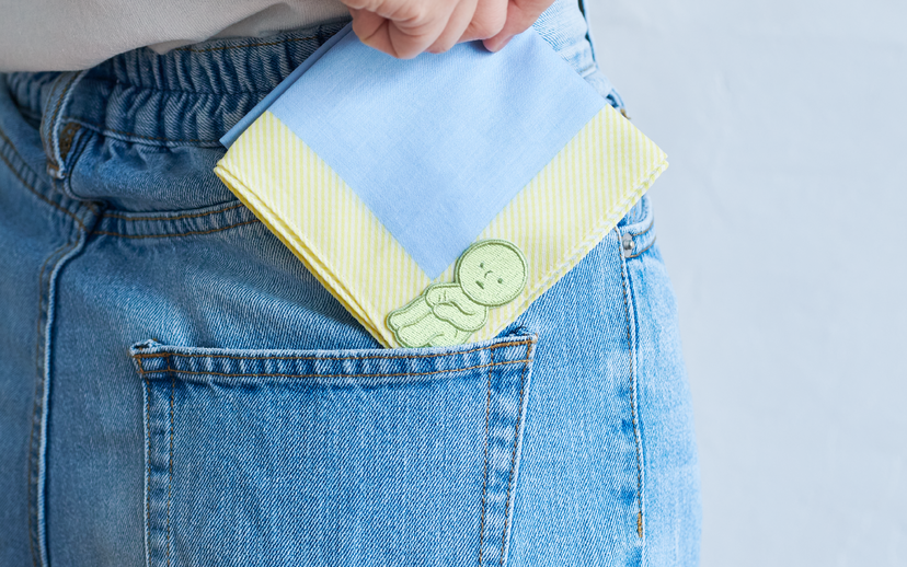 SMISKI Embroidery Sticker Vol. 1 - Hugging Knees / Lounging / Peeking -